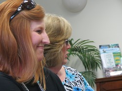 Brandi Crane, 11 at time of shooting, with mom Brenda George, who is grateful that Ferncliff “gave me my daughter back.”
