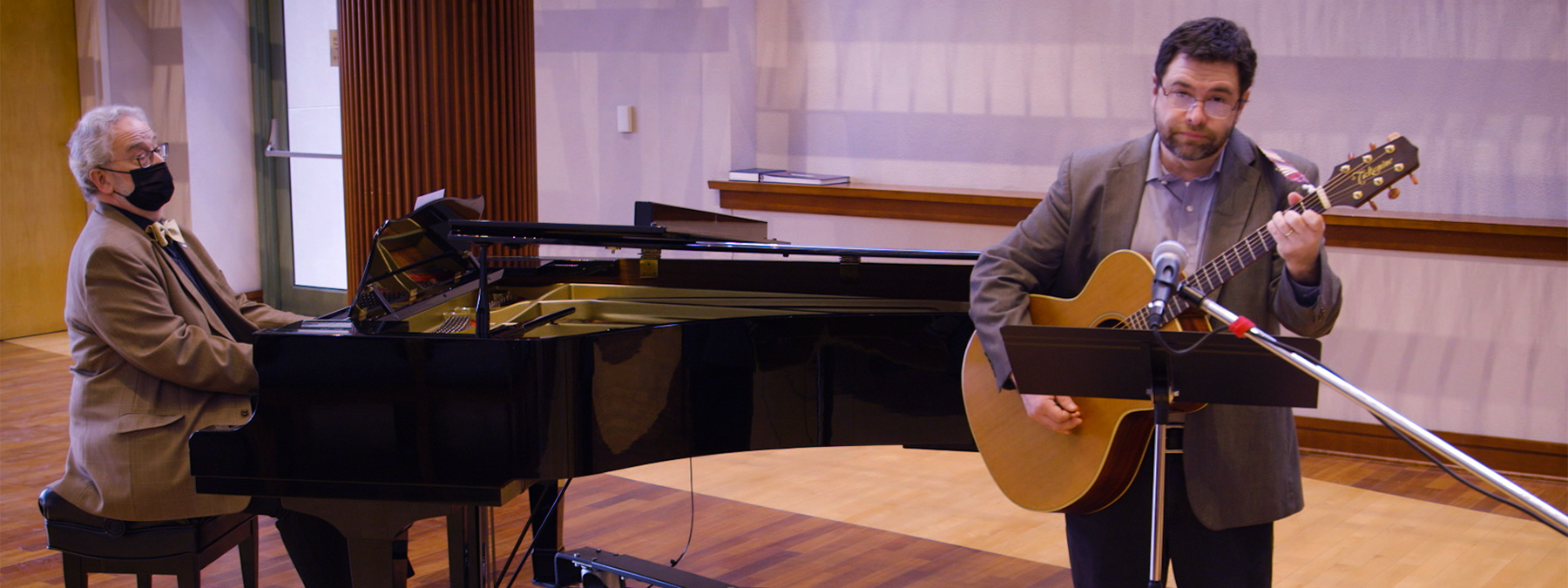 William McConnell (left) and David Gambrell (right) perform "Each Christian Has a Calling."